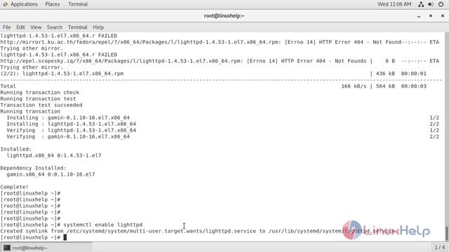 How To Install Lighttpd Web Server 1.4.54 Version on CentOS 7.6 смотреть онлайн