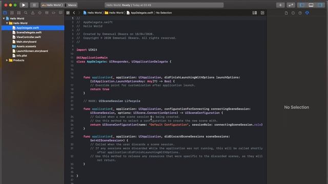 iOS Dev 1: Hello World | XCode 11, Swift 5 смотреть онлайн