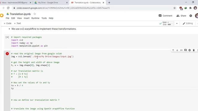 Image Translation in OpenCV with Python смотреть онлайн