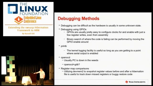 Embedded Linux Conference 2013 - Extending the SWSUSP Hibernation Framework to ARM смотреть онлайн