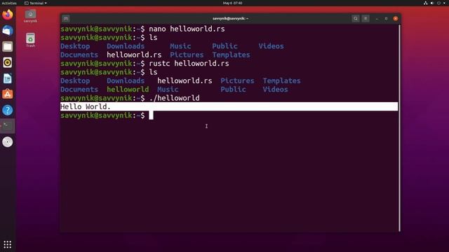 How to Install the Rust on Linux and Create your First Program! смотреть онлайн