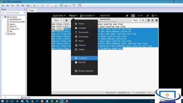 kali linux Step-by-Step | How to fix internet connection & update/upgrade error смотреть онлайн