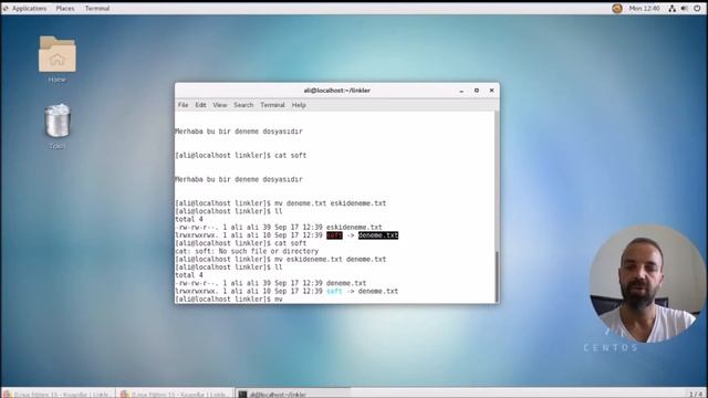 Temel Linux Eğitimi - 15 Linux Link ( ln , ln -s ) смотреть онлайн