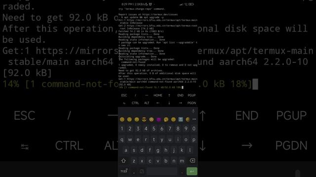 Termux new tool ( neofetch ) смотреть онлайн