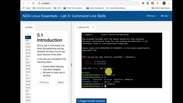 vi editor CIS123 Linux Essentials Course (Links below) смотреть онлайн