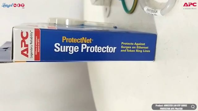 ARRESTER LAN UTP SURGE PROTECTOR APC PNet1GB - (91913) смотреть онлайн