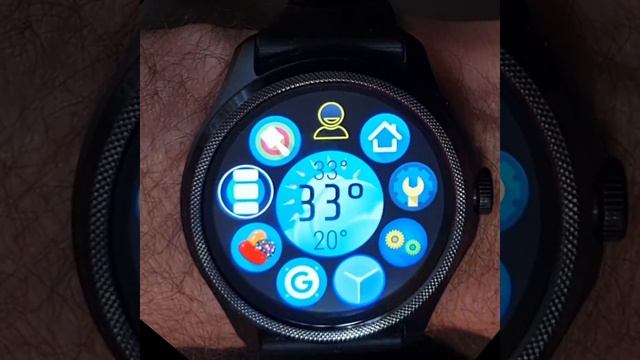 Folder via crown + button (Wear OS 3.x Pixel watch / TicWatch Pro 5 etc) Bubble Cloud Tile Launche смотреть онлайн
