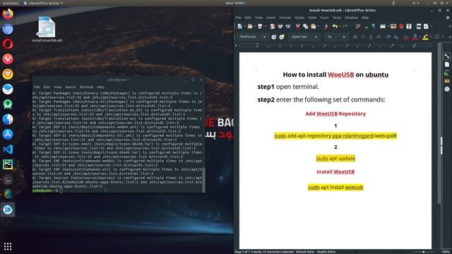 How to install woeUSB on Linux Ubuntu using Terminal [2020] смотреть онлайн