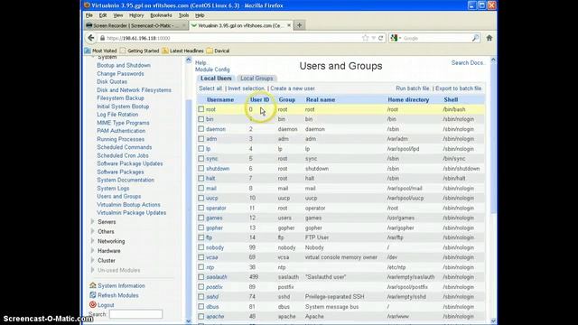 Change FTP Password on Webmin смотреть онлайн