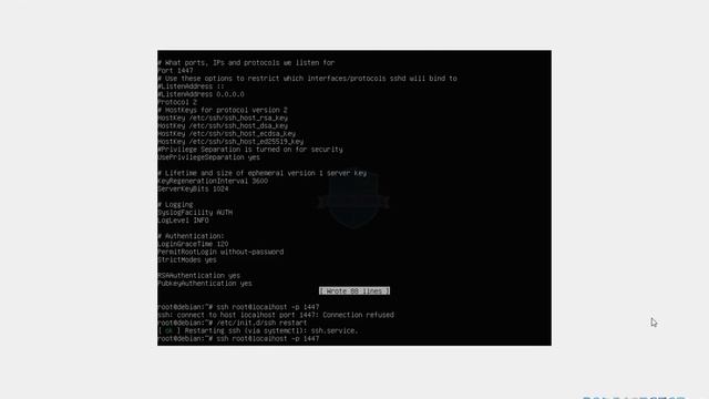 Konfigurasi Remote Server Menggunakan SSH di Virtual Box dan Debian 8 смотреть онлайн
