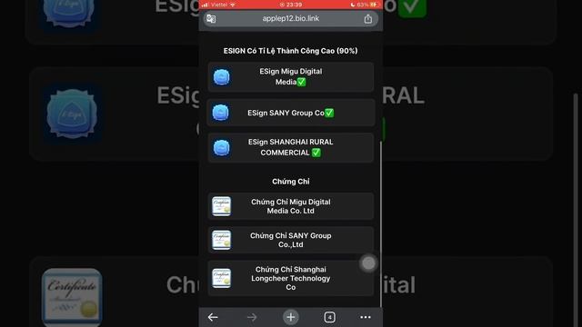 ESIGN MỚI NHẤT SIÊU VIP ĐỘC QUYỀN FIX LỖI XÁC MINH ỨNG DỤNG