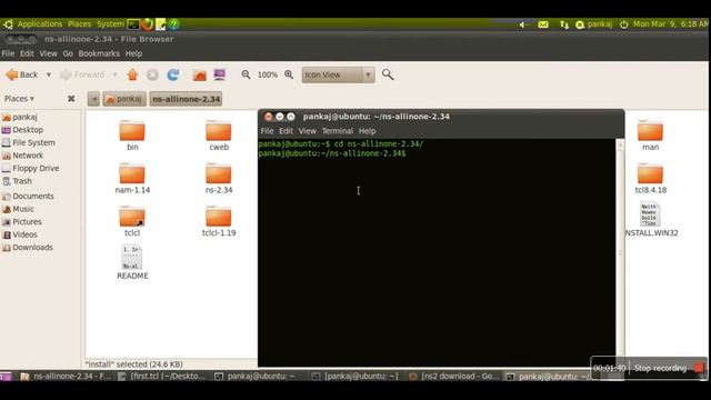 How to install Network Simulator (NS2) on Ubuntu-with Path Setting смотреть онлайн