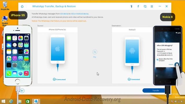 How to Transfer Whatsapp messages from iPhone to Nokia 8 смотреть онлайн
