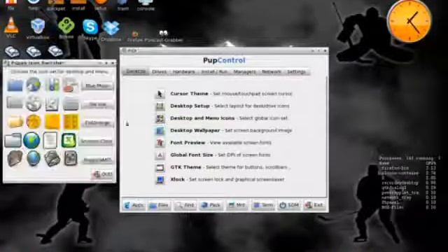 Change Desktop Appearance in Puppy Linux смотреть онлайн