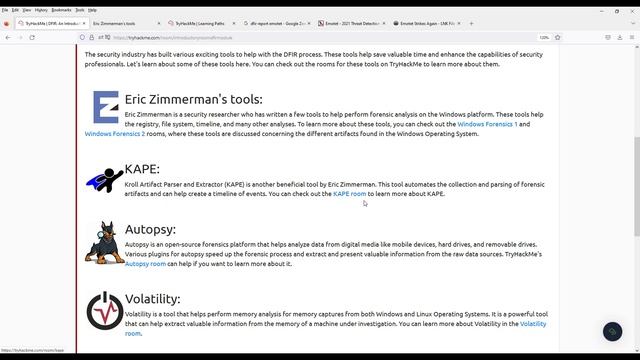 [Walkthroughs] TryHackMe room "DFIR: An Introduction" Writeup смотреть онлайн