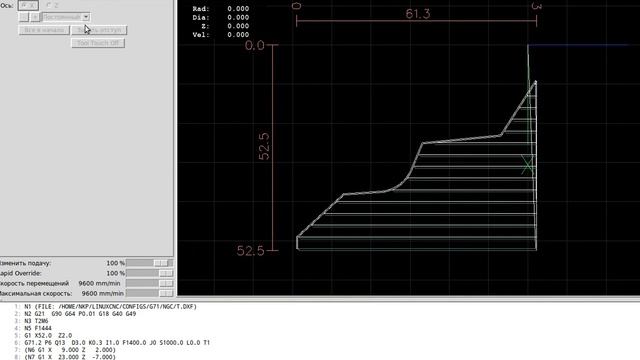 g71 linuxcnc смотреть онлайн
