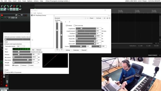 ReaDelay + Parameter Modulation'S Audio Sidechain = Satisfying Doubler ! (REAPER tutorial) смотреть онлайн