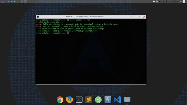 RESOLVIDO erro do Arch Linux "NÃO FOI POSSÍVEL TRAVAR A BASE DE DADOS" смотреть онлайн