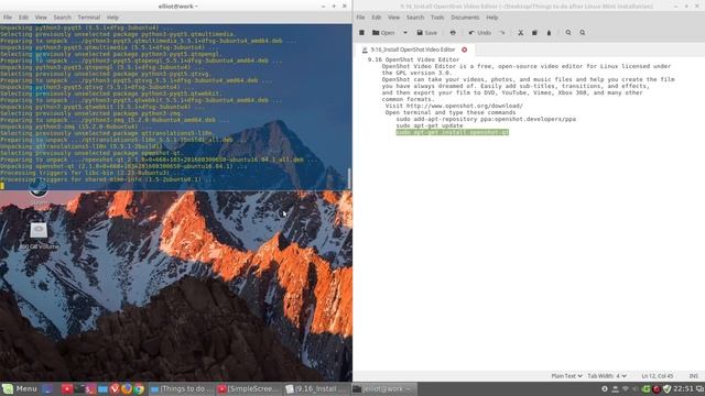9.16. Install OpenShot Video Editor - Things to Do After Linux Mint 18 Installation смотреть онлайн