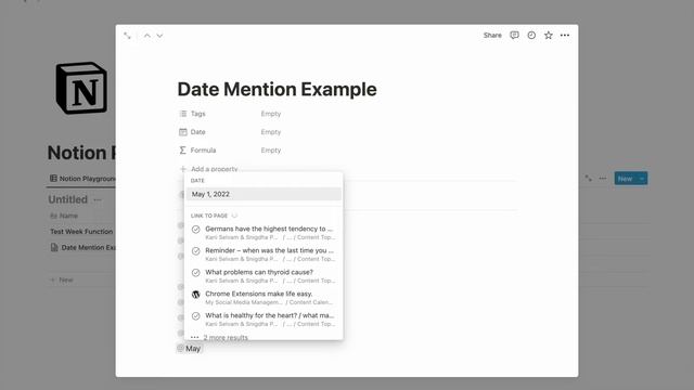 Notion Mention Dates & Reminders – Page View Shortcuts смотреть онлайн