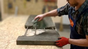 Как сделать СТОЛ ИЗ БЕТОНА СВОИМИ РУКАМИ (How to make a TABLE OUT of CONCRETE with THEIR HANDS)