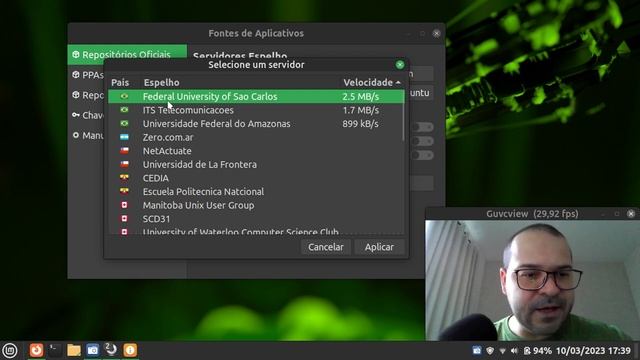 Como escolher os mirrors mais rápidos no Linux Mint смотреть онлайн