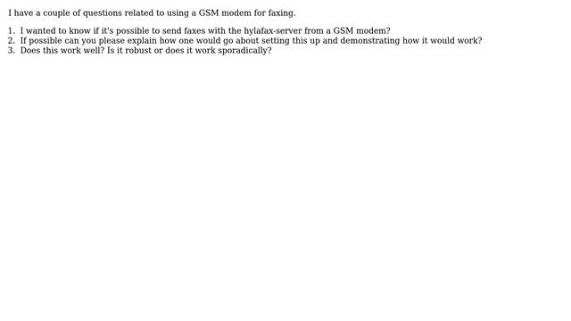 Unix & Linux: Send Fax with GSM modem on hylafax? смотреть онлайн