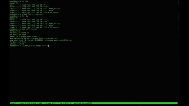 Warp - Yocto Linux - Connect to WiFi network смотреть онлайн