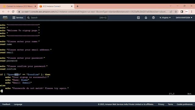How To Make Signup Form Using Shell Scripting | Create Sign Up Form In Shell Scripting #projects6 смотреть онлайн