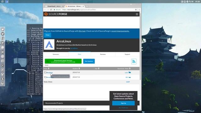ArcoLinux install in Virtualbox... It's pretty .. and awesome. смотреть онлайн