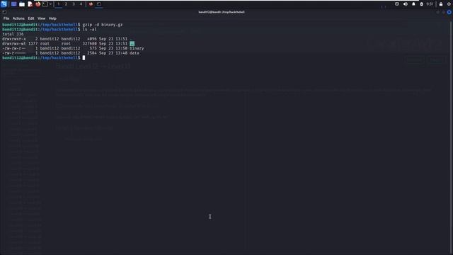 CTF Bandit Level 12 to 13 - Kali Linux [OverTheWire] смотреть онлайн