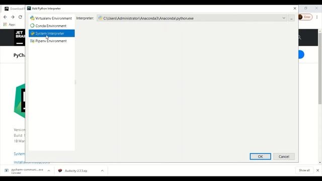 4 Python Programming 2020 - Pycharm System Intepreter смотреть онлайн