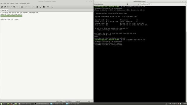 Limiting the users who can connect through SSH on Ubuntu Server #20 смотреть онлайн