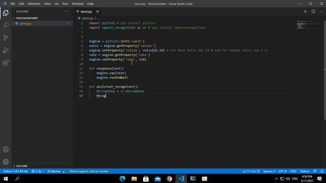 Make Your Own Jarvis AI Voice Assistant With Python. ||Part-1|| Like Alexa, Google, Siri 👍 смотреть онлайн