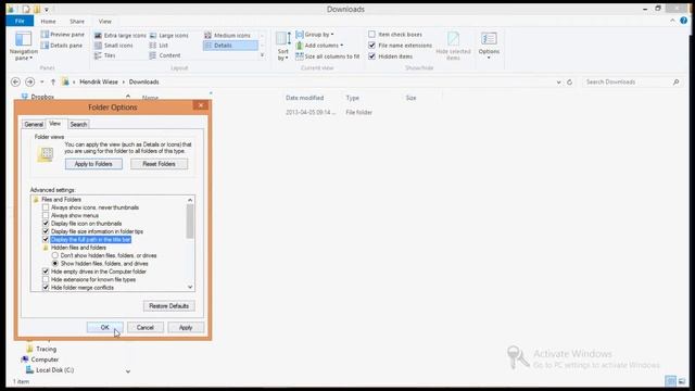 How to Make Explorer Always display the Full Path in the Title bar on Windows 8 смотреть онлайн