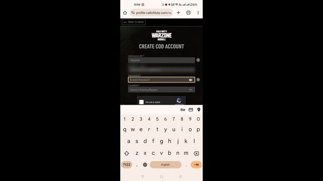 HOW TO CREATE ACCOUNT IN CALL OF DUTY WARZONE MOBILE | HOW TO SIGN UP IN COD WARZONE MOBILE смотреть онлайн
