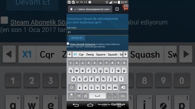 Mobil üzerinden nasıl Steam için kod yazarak ürün etkinleştiririm ? Sorunuzun cevabı bu videoda . смотреть онлайн