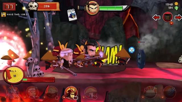 Samurai Vs. Zombies Defense Walkthrough - Waves 51 - 60 смотреть онлайн