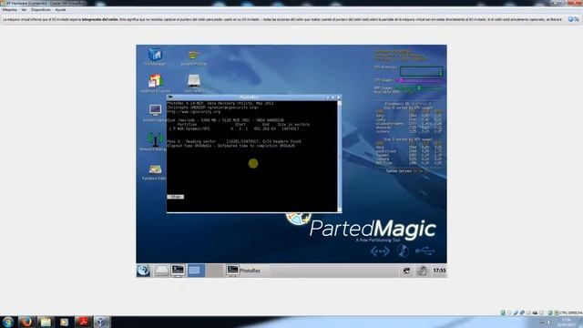 PartedMagic - Live CD para acceder y recuperar información. смотреть онлайн