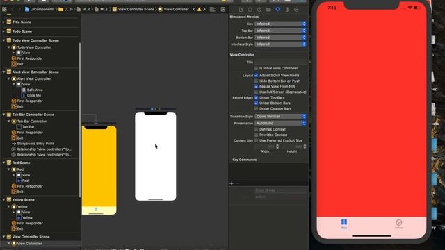 Tab bar controller in iOS | How to create a multi tabs window? | Learn iOS app development in Tamil смотреть онлайн