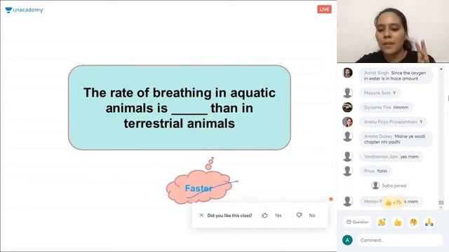 Life Process- Respiration | Biology | Class 10| NCERT | Srishti Mangal| Unacademy Live смотреть онлайн