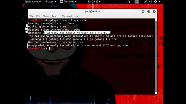 Como CRIAR um QRCODE em seu KALI LINUX смотреть онлайн