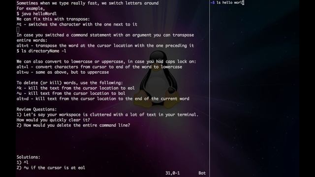 Command Line Tutorial 07. Cursor Movement: Efficient Command Line Navigation смотреть онлайн