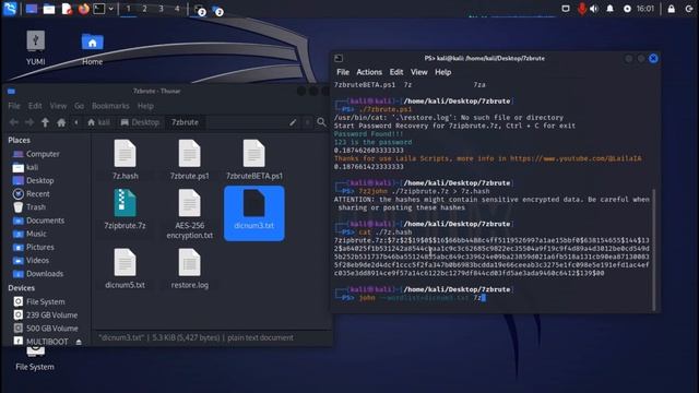 Crack 7z hash usando John The Ripper en kali linux #cracks #kalilinux смотреть онлайн