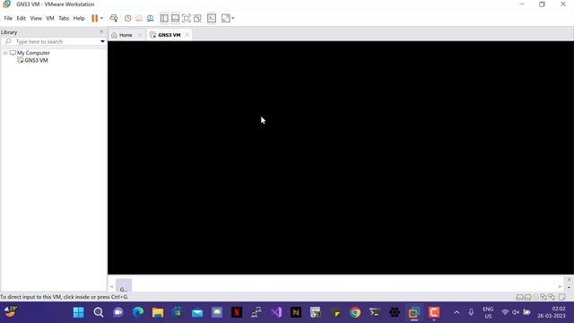 GNS3 VM Installation