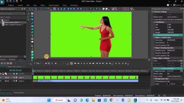 How To Change Green Screen Video background In VSDC Video Editor | VSDC Chroma Key Tutorial | смотреть онлайн