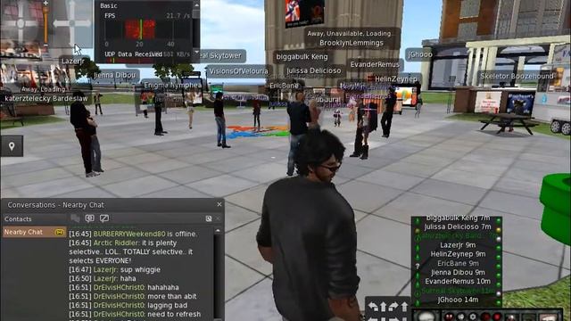 Second Life using Zorin os 9 "Linux" смотреть онлайн