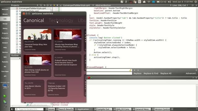 Ubuntu SDK Desktop Tabs Concept 2 смотреть онлайн