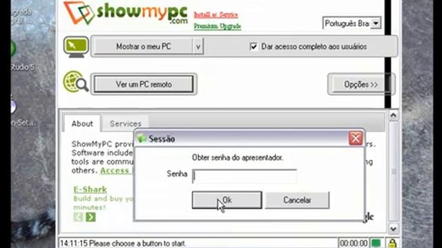 Conexão remota Como Usar Show My PC SSH wmv смотреть онлайн