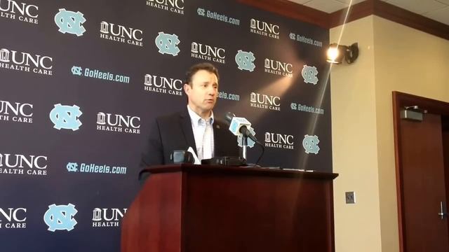 UNC coach Larry Fedora comments on national signing day, Feb. 5, 2014 смотреть онлайн
